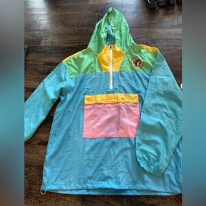 Buc-ee’s Colorblock Windbreaker Jacket Hoodie